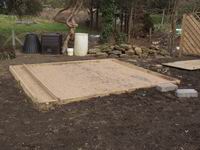 Base for shed
